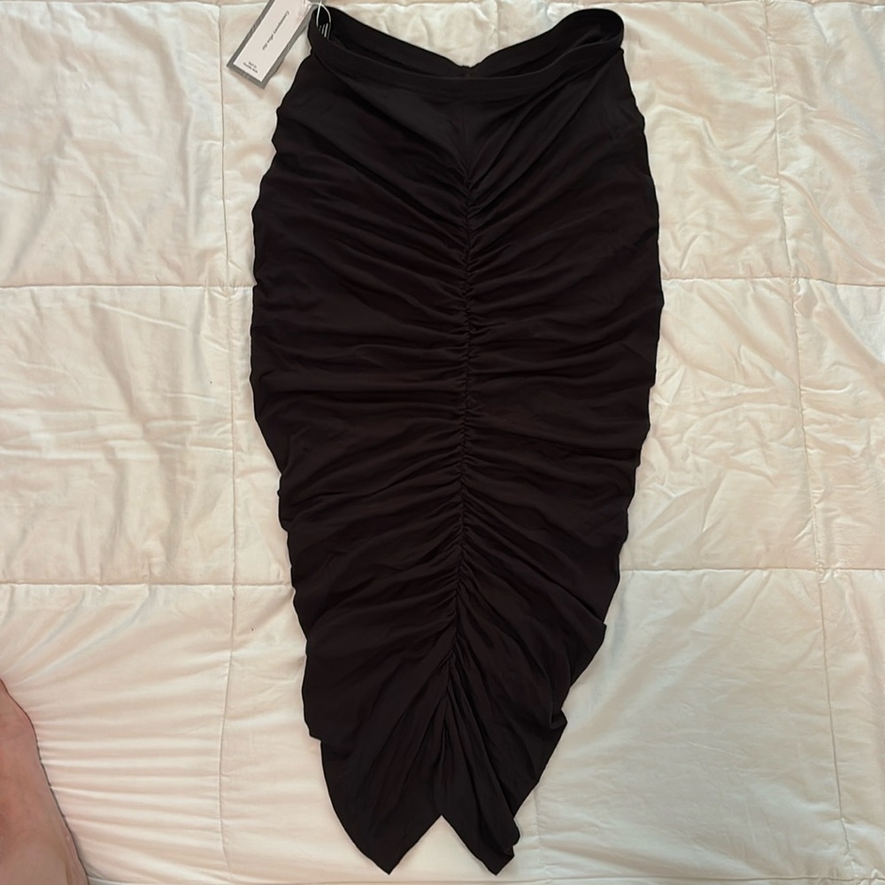 Ruched (front And Back) Pencil Skirt By SHEIN Bizwear. Size L.
